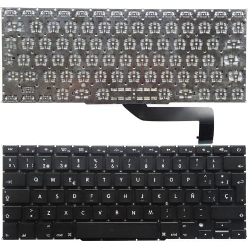 Spanish For Macbook A1398 ME663 MGXA2 MGXC2 For Pro MC975 MC976 ME664 ME665 ME293 ME294 Laptop Keyboard