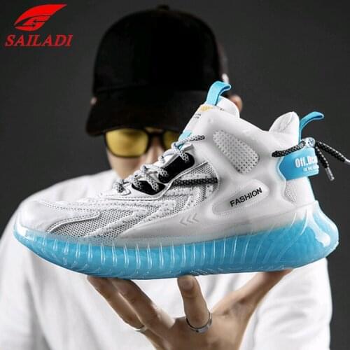 Sailadi Running Shoes Men Breathable Fashion Casual Sports Shoes Outdoor Training Walking Sneakers STF007
