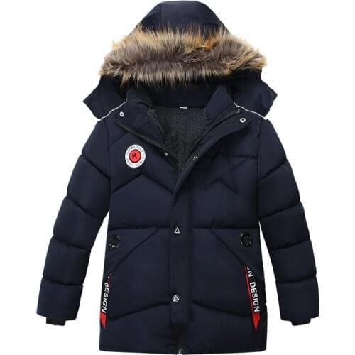 New 2019 Boys Winter Jackets Duck Down padded children clothing Boys Warm Winter Down Coat Kids Thickening Outerwear