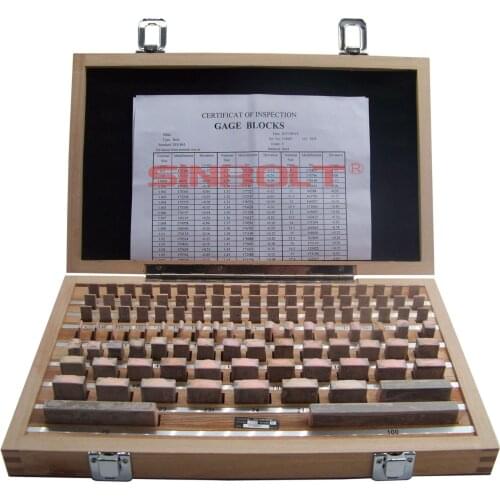 Block gauge set, 112pcs/set, 0 Grade(0.5--100mm),fast delivery