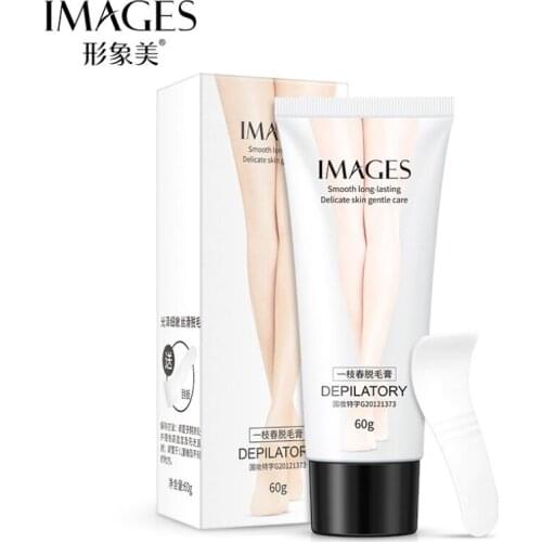 Hair Removal Cream Set Depilatory Paste Armpit Legs Cream Gentle Painless Smooth Hair Remover with a Scraper