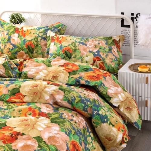 Natural Cotton Fabric Soft Skin-friendly Fabric Delicate Soft Comfortable Bed Sheet Quilt Bedding Household Goods DIY Handmade