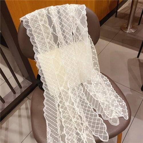 French Temperament Braided Hair Ribbons Lace Hair Wide-sided Ornaments Long Scarves Japan and South Korea Sweet Forest Headdress