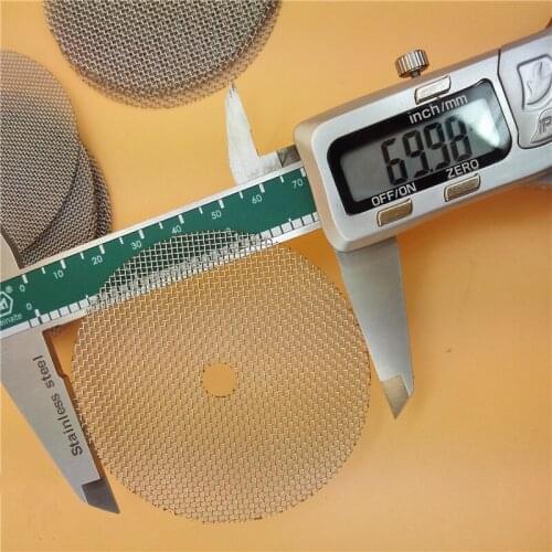 R=70 mm wire mesh filter discs with hole/hollow stainless steel filter discs 20pcs/lot