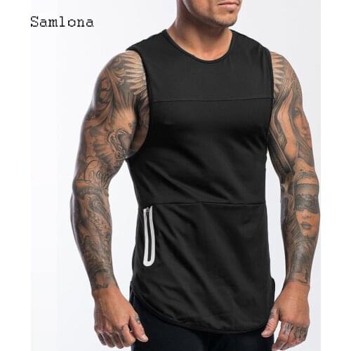 Samlona Men's Fitness Tank Tops