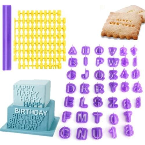 Silicone Letter/Number Cake Mold Chocolate Mold DIY Baking Tools Cookie Biscuit Stamp Fondant Mold Decoration Kitchen Accessory