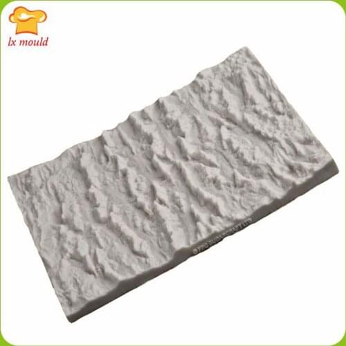 Tree Bark Impression Silicone Decorating Cake Mould Turn Sugar Silicone Moulds Texture Bark Surrounding Edge Mould