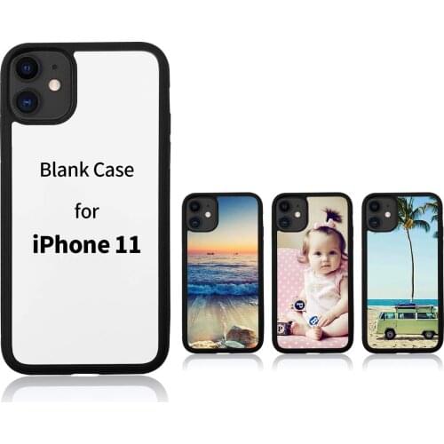 Sublimation blank phone Rubber TPU+PC case for iphone 6s 7 8 xr xs mas 12 mini 12 pro max cover with Aluminum plate
