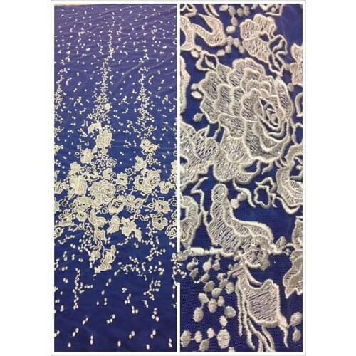 SYJ-5717 African French Lace Fabric High Quality African Tulle Lace Fabric For African Lace Fabrics High Quality For Wedding
