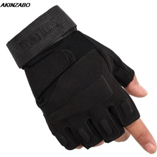 Outdoor Tactics Half-finger Tactical Gloves Camping Army Military Fitness Riding Combat Training Fingerless Bike Bicyle Gloves
