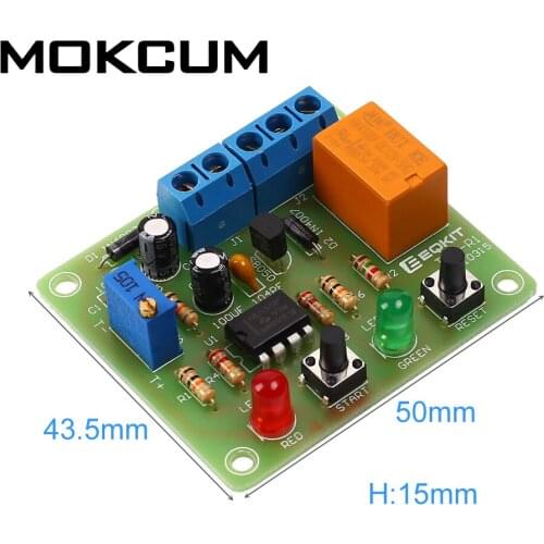 DC 12V Timer Relay Control Switch DIY Kit 100s Delay Electronic Welding Parts for DIY