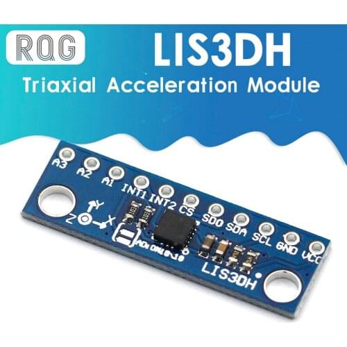 LIS3DH Triaxial Acceleration Temperature Sensor Three Converters Motion Accelerometer Module Development Board Replace ADXL345