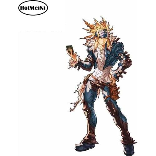 HotMeiNi 13cm x 6.7cm For Anime Gundam Spoof Gift The Whole Body Vinyl High Quality Car Stickers Waterproof 3D DIY Decal