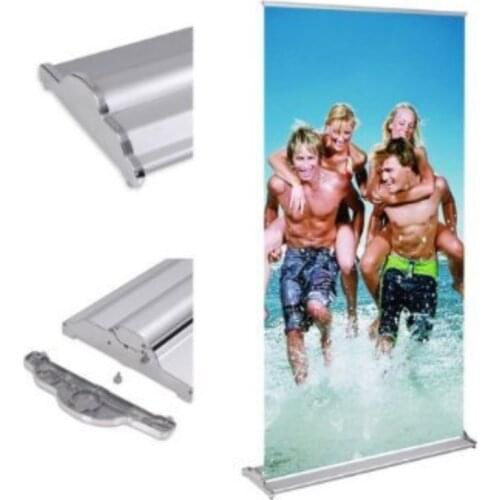 DD 85 X 200cm Retractable Banner Stand with Complete Package Customizable Advertising Display Custom Printed Roll-Up Pull Up