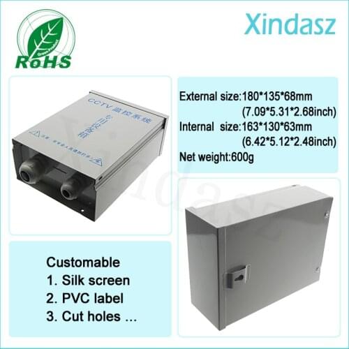 XD0407003)180*135*68mm Security Distribution Boxes Regulated Power Supply Box Distributed for CCTV Security Camera