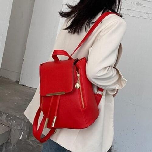 Mini Women Backpack High Quality PU Leather School Bags For Teenagers Girls Leisure Backpacks Mochila Escolar