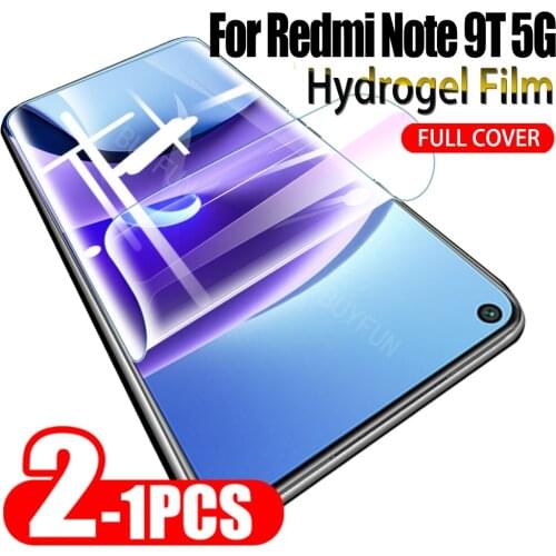 1-2PCS Hydrogel For Xiaomi Redmi Note 9T 5G Hydrogel Film Screen Protector Protective Film For redmi 9t note 9t screen Lens film