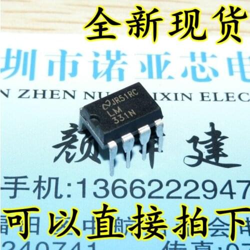 10pcs/lot New LM331 LM331N DIP-8 Voltage to Frequency Converter