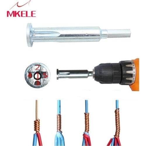 2.5/4 Square Universal Wire Twisting Tool Automatic Stripping Tool Wire Stripper And Wire Connector tools for Electrician tools