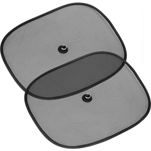 2Pcs/Set Sucker 44*36cm Car-styling Car Curtains Sunshade Blocker UV Mesh Sun Shades For Front Side and Rear Window