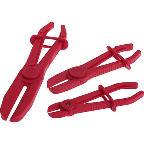 3Pcs/Set Nylon Hose Clamp Tool Set Brake Fuel Water Line Clamp Plier Hands Free