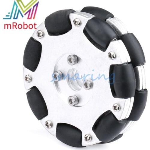 82mm Aluminum Omnidirectional Wheel (Omni wheel) 82X13mm Robot Contest Universal Wheel for DIY