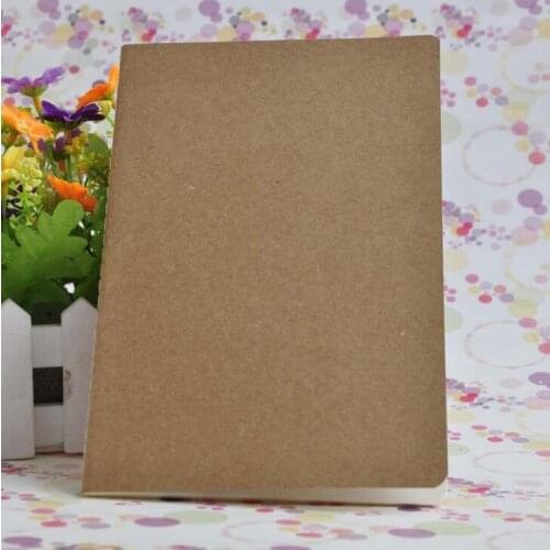 A5 Notebooks Sketchbook Diary Drawing Painting Graffiti Small Soft Kraft Cover Blank Paper Notepads LX1320