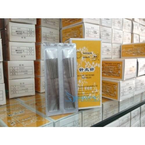 200pcs huanqiu acupuncture needles non-disposable acupuncture needle flat handle 0.25/0.30/0.35/0.40mm