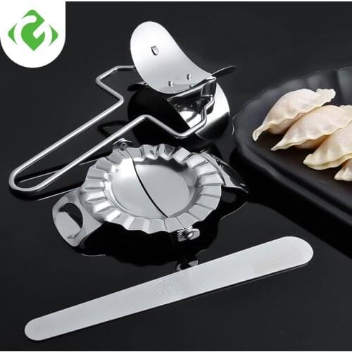 Stainless Steel Dumpling Mold Kitchen Tools Dumpling Maker Stuffing Spoon Wraper Dough Presser Kitchen Gadgets кухня аксессуары