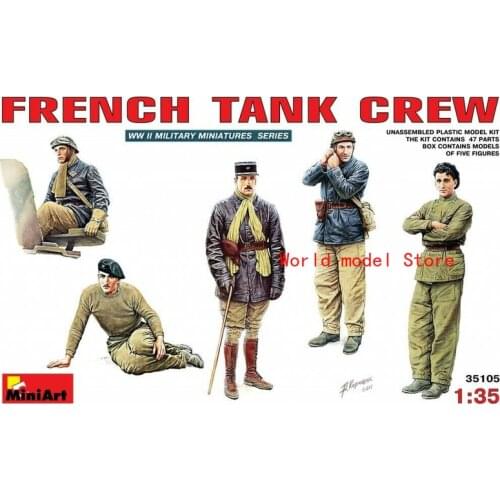 MiniArt 35105 1/35 French Tank Crew