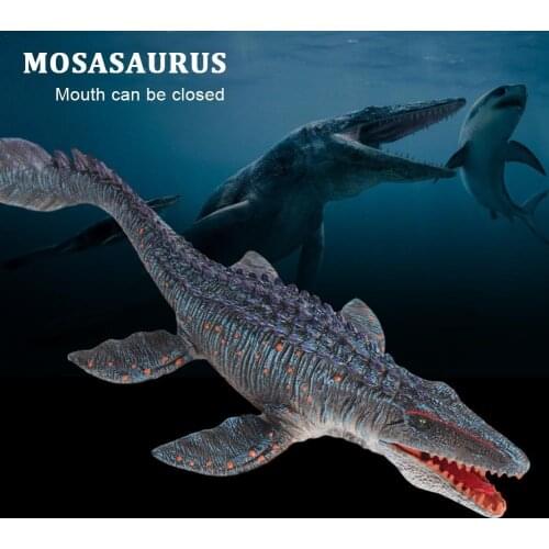 Jurassic Dinosaur Toy Sea Bottom Mosasaur Liopleurodon Simulation Plastic Decoration Model Animal Marine Dinosaur L3K9