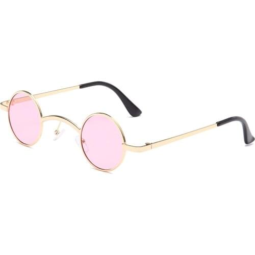 Samll Round Sunglasses Sexy Colorful Men Women Famous Brand Designer Fashion Sun Glases UV400 Sunglass Retro Female for Women