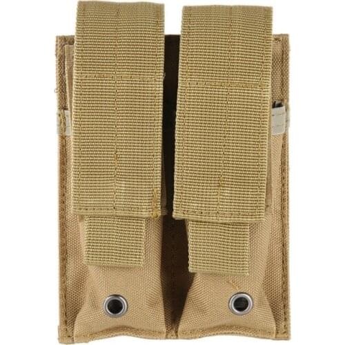 Multicolor Nylon 600D Tactical Molle Pouch Dual Double Pistol Mag Magazine Close Holster Outdoor Airsoft Combat Military 9MM New