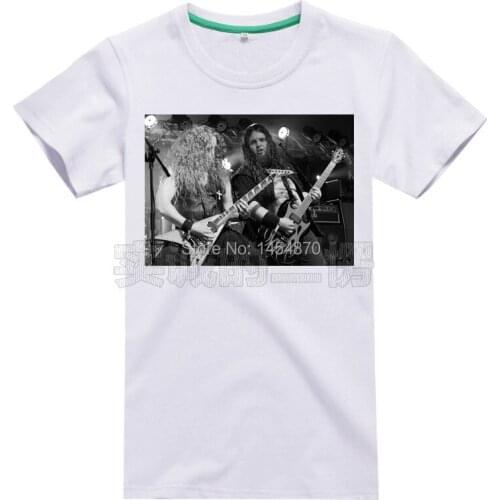 Fashion High Quality Cool Vanderbuyst Rocker Punk Band Rock Brand White Shirt items fitness Hardrock heavy Metal 100%Cotton