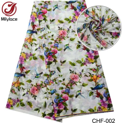 Soft and Breathable Printed Chiffon Fabric Not Transparent Polyester Material Chiffon Fabric Chiffon Textiles 5 Yards