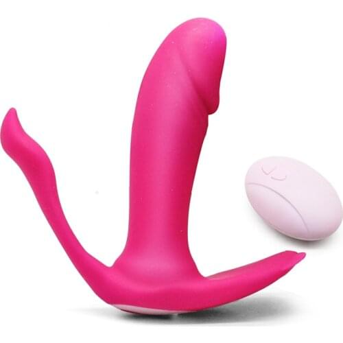 Invisible Wearable Wireless Remote Control Dildo Vibrator Intelligent Heating Clit Stimulator Female Vibrating egg adult sex toy