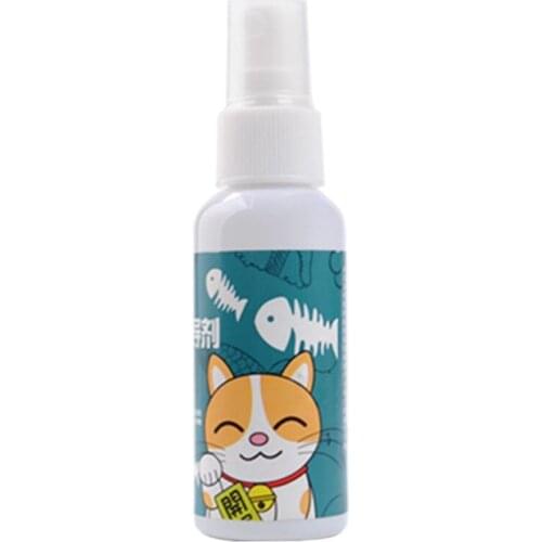 2021 New 50ml Cat Catnip Spray Pet Training Toy Natural Healthy CatMint Funny Scratch Toy