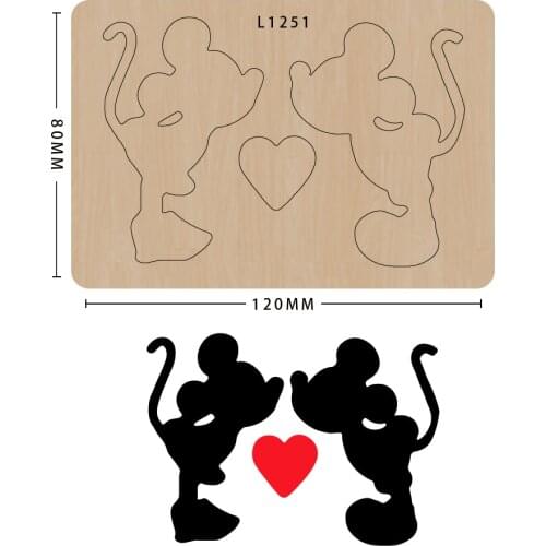 New Cartoon Cutting Mold Wood Dies DIY Scrapbooking Cutting Dies Multiple Various Pattern Series