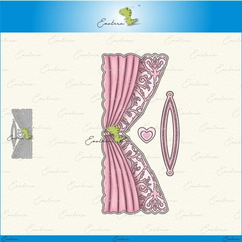 Window curtains Cutting Dies new 2020 Metal mould DIY dies Scrapbooking Paper Making Craft die Matching color paper dies