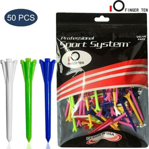 Durable Practice Golf Tees Plastic 83 70mm Reduce Friction Big Golfing Training Color Tee Set Tool Accessories Drop Shipping