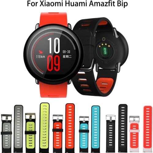 Wrist Strap 22mm Sports Silicone bands for Xiaomi Huami Amazfit PACE Stratos 2 2S GTR 47mm Smart Watch Replacement wristband