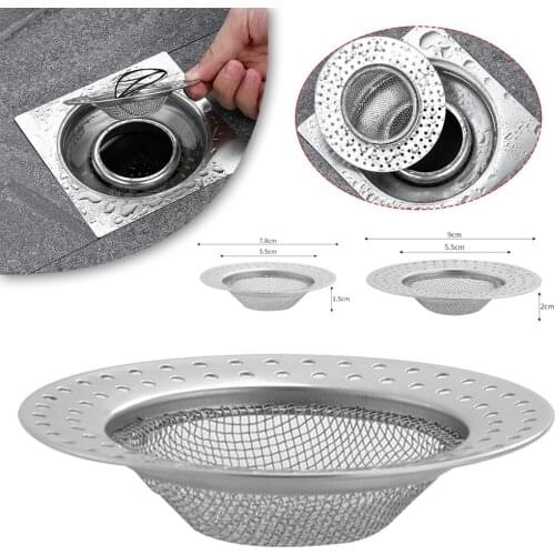 Kitchen Bath Sink Strainer Drain Hair Catcher Bath Stopper Plug Sink Strainer Filter Shower Sink Strainer Plug Home Accessories