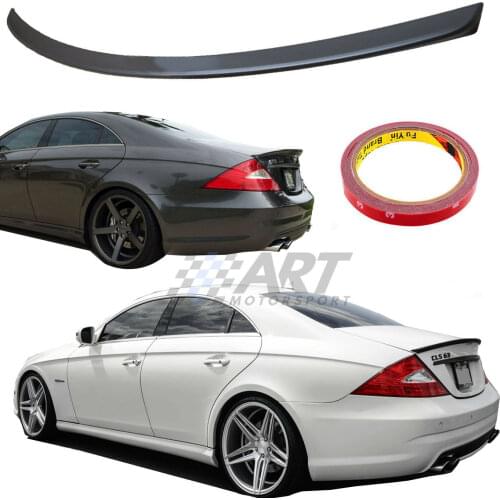 Aleron spoiler compatible with Mercedes CLS W219 in Abs rigid plastic with 3M adhesive included