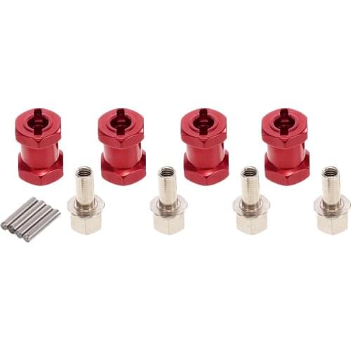 Wheel 12mm Hex Extension Adapter Combiner Coupling Length 15mm for 1/10