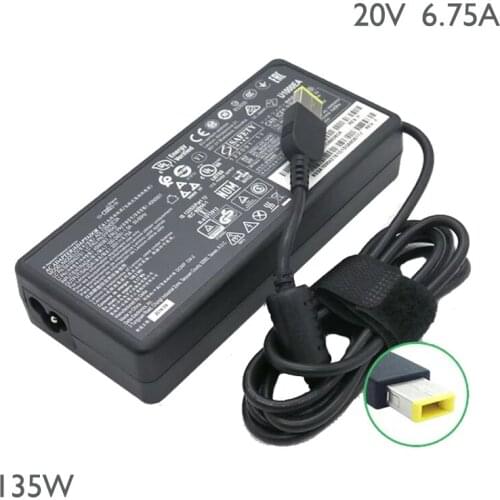 20V 6.75A 135W AC Power Adapter Charger for IdeaPad Y40 Y50 Y70 Y700 Z710 ThinkPad T440p T450p T460p T530 T540 T540p T560