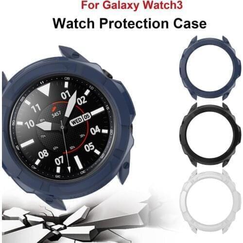 Watch Protective Shell Waterproof Case Armor Protective Shell + Ring Shell Can Rotate The Ring 41MM45MM For Galaxy Watch 3