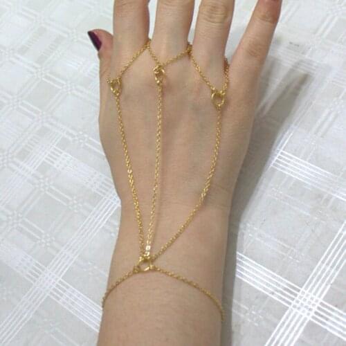 Fine Fashion New Brand Design Luxurious Charm hand chain Bracelet For Women Jewelry gum for bracelets rezinochki plaiting