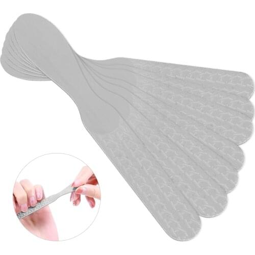 1PC Stainless Steel Nail File Silver Frosted Surface For Grinding Polishing Nail Art Manicure Pedicure Tools Fingernail Trimming