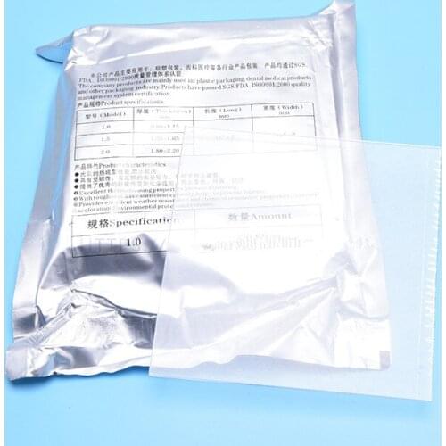 1pack Dental Orthodontic & Beauty White Plastic Thermoplastic Vacuum Forming Material Film Sheet