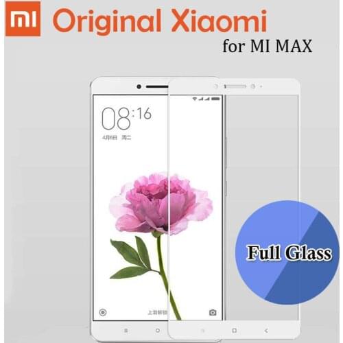 100% Original Xiaomi Mi Max Glass Film mi Max Screen Protector Tempered Glass Phone Film Xiomi Mi Max 6.44 full cover Glass 9H